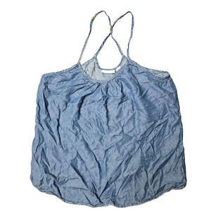 New York & Company Denim look Tank Top